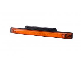 LD 565 Габаритный длинный фонарь HOR 49 2 LED с кронштейном оранжевый   функция: габарит боковой 5566